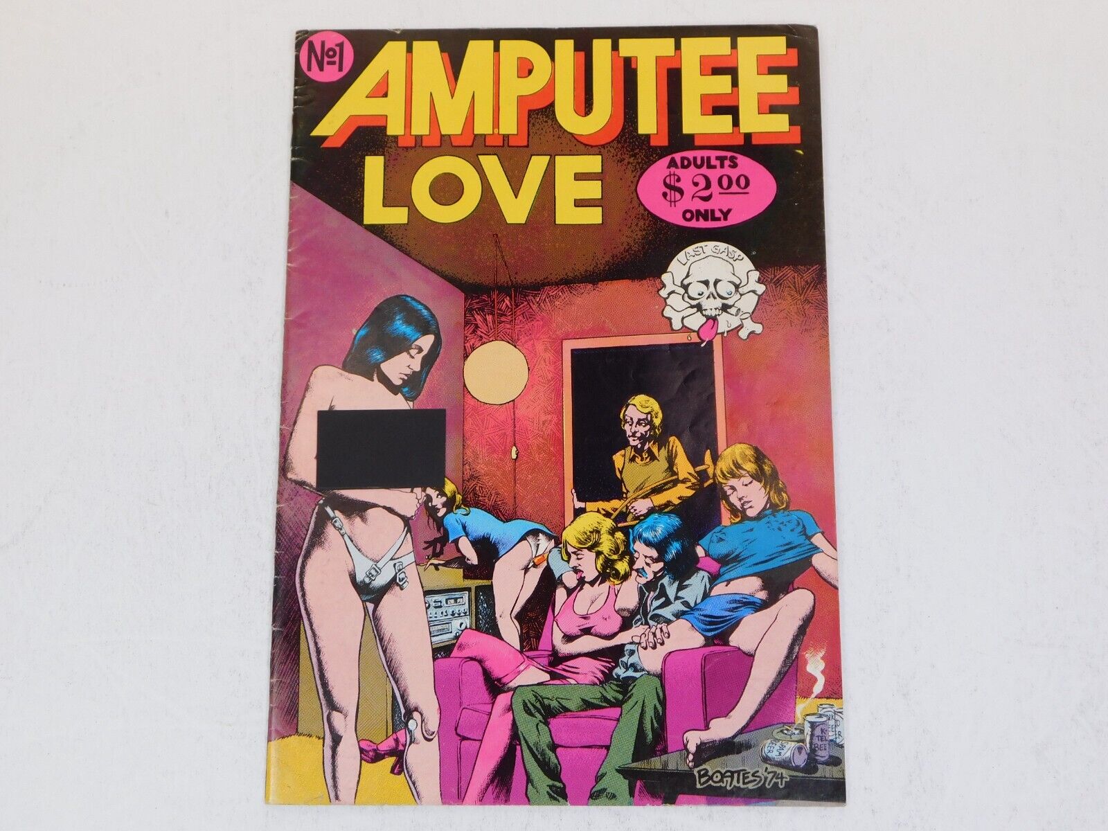 AMPUTEE LOVE NO. 1  Underground Comic Brent Boates - Rare 1st Print Comix