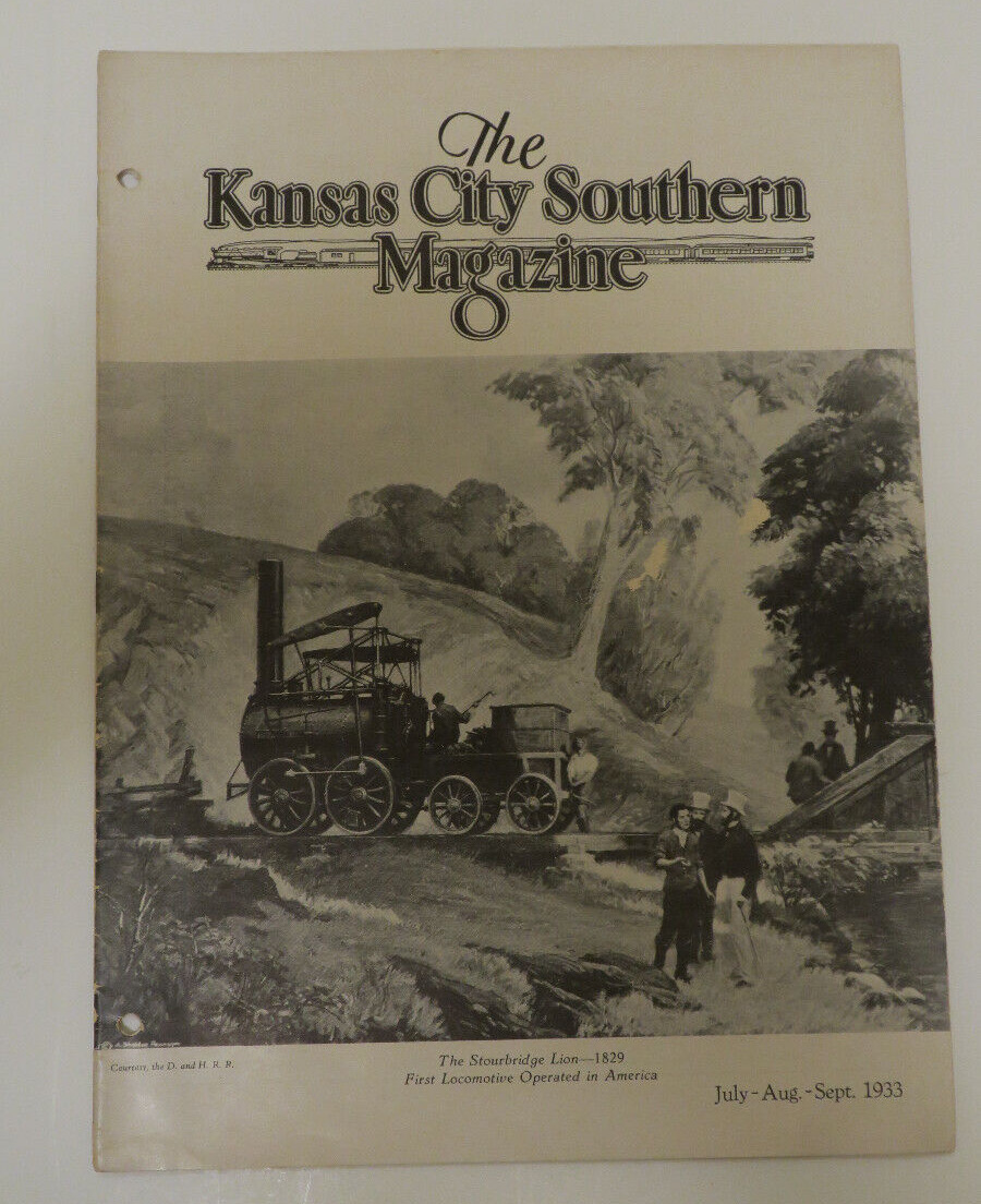 KCS Kansas City Southern Magazine 1933 July Aug Sep