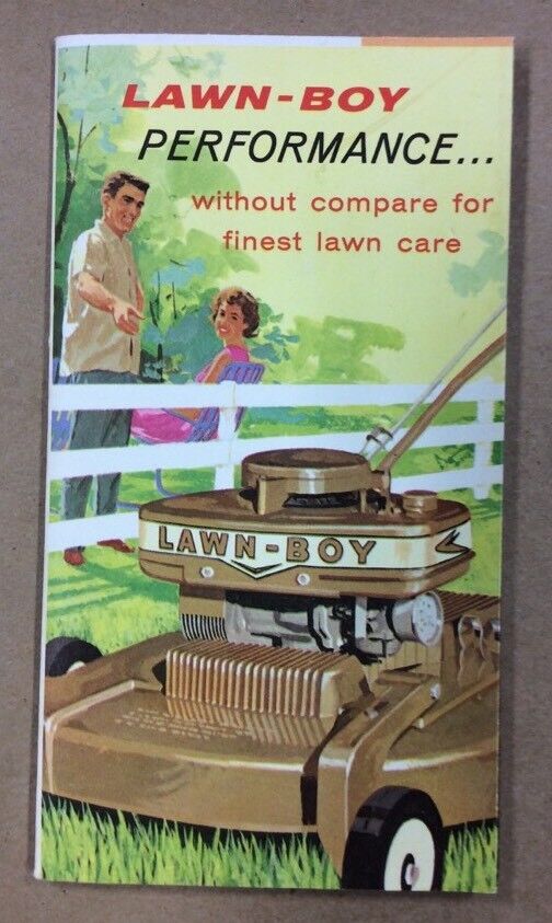 Lawn Boy Lawnmower Brochure 1950S  INV-AD25