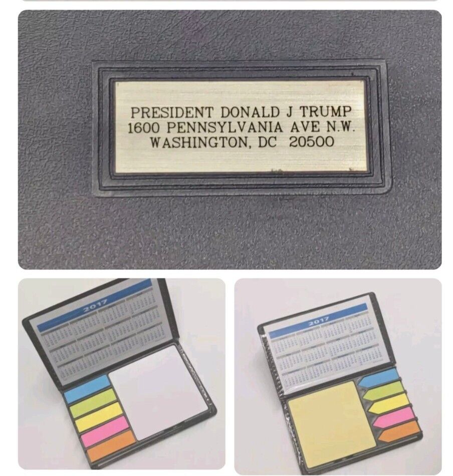 Donald Trump 2017 Presidential Inaugural White House Gift Shop Calendar NOTEPAD