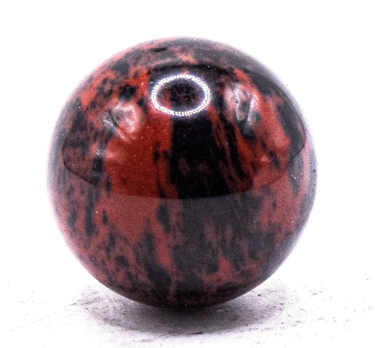 25mm Black Brown Mahogany Obsidian Sphere Natural Vocanic Glass Ball Mexico 1PC