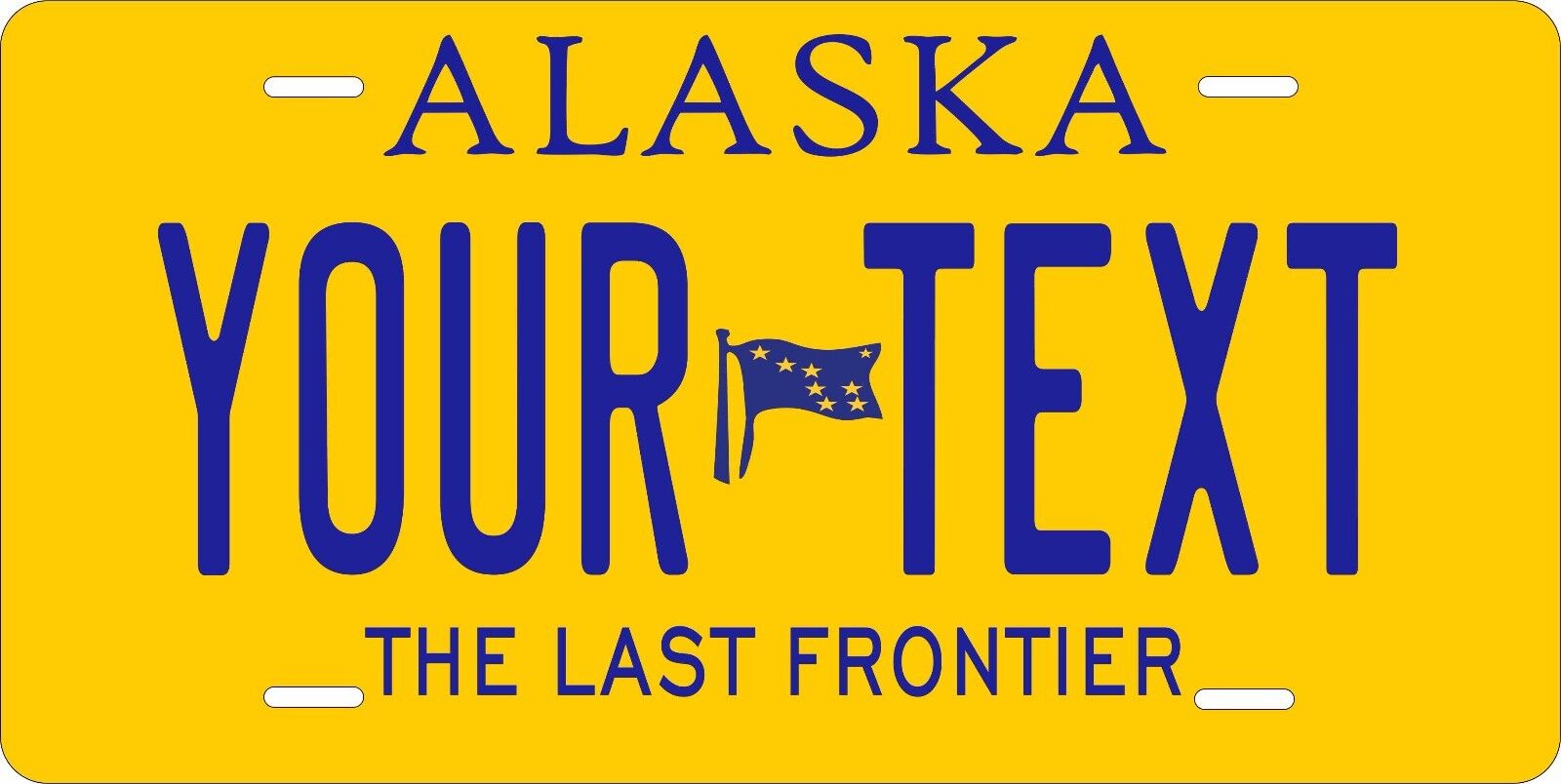 Any State Any Text License Plate Personalized Custom Auto Car Motorcycle Tag