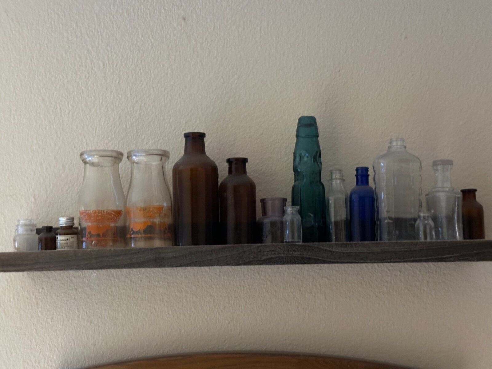 old multiple antique bottles 