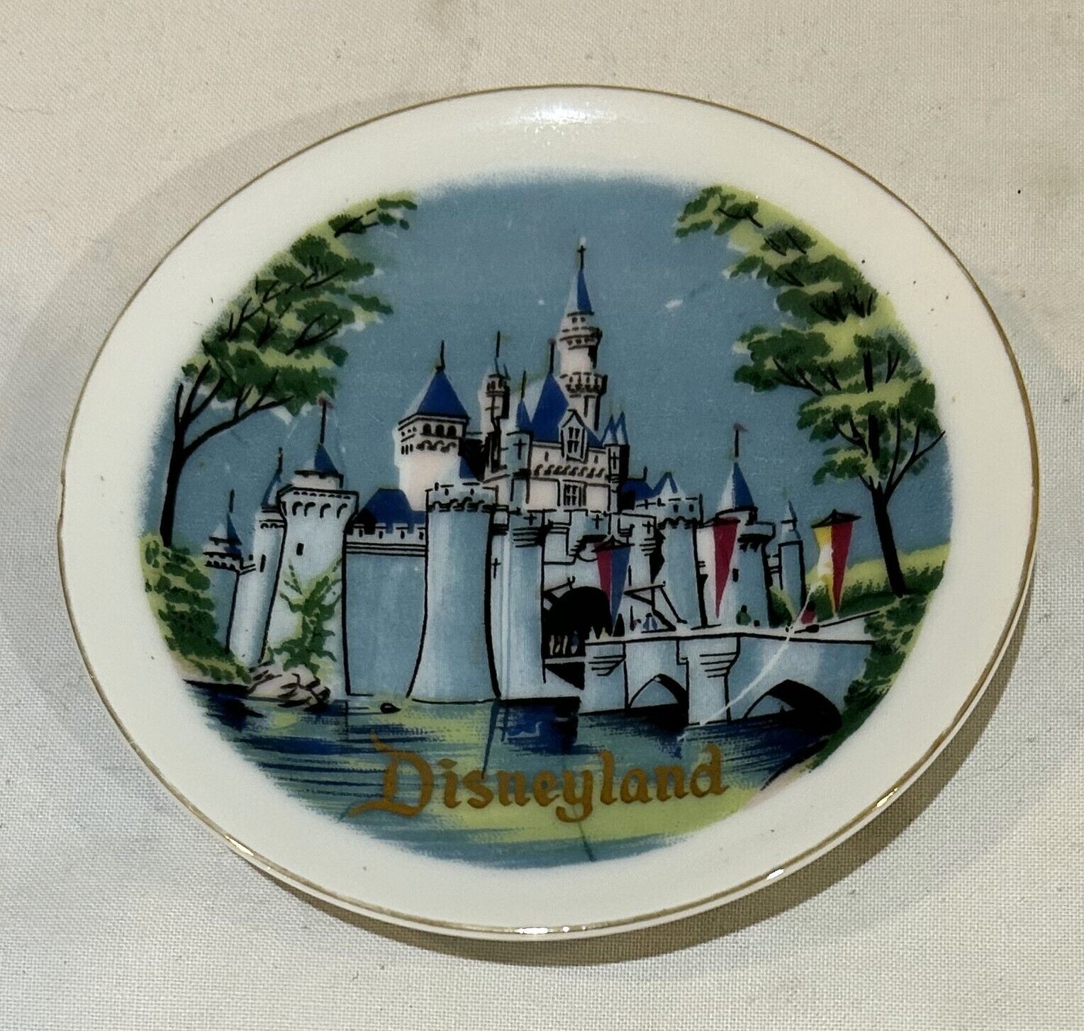 VTG Disneyland Mini Plate 4\