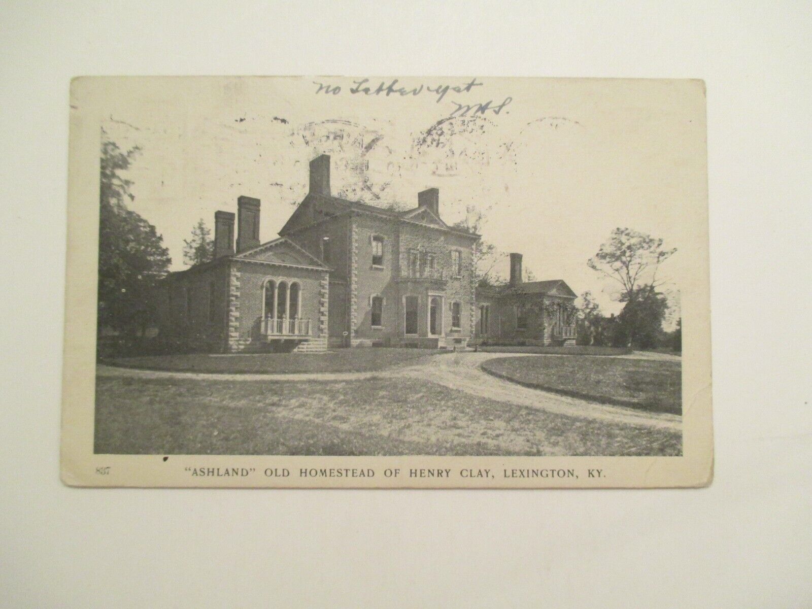 Lexington Kentucky Postcard Ashland Old Homestead of Henry Clay 1906 KY