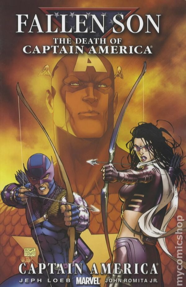 Fallen Son Death of Captain America #3B Turner Variant FN 2007 Stock Image