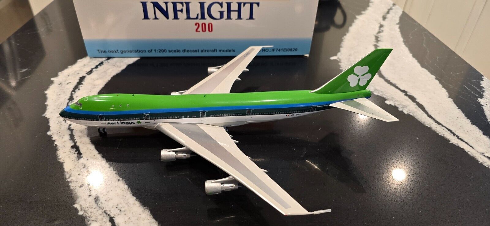 Inflight200 Aer Lingus B 747-130 1:200 IF741EI0820 1980s Colors EI-BED