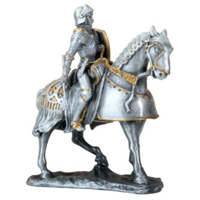 PT Pacific Trading French Knight on Horse Decorative Statue