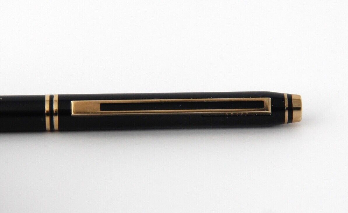 Cross Signature Pencil  Black w/ 23 Karat Gold 0.5MM Lead Made in USA