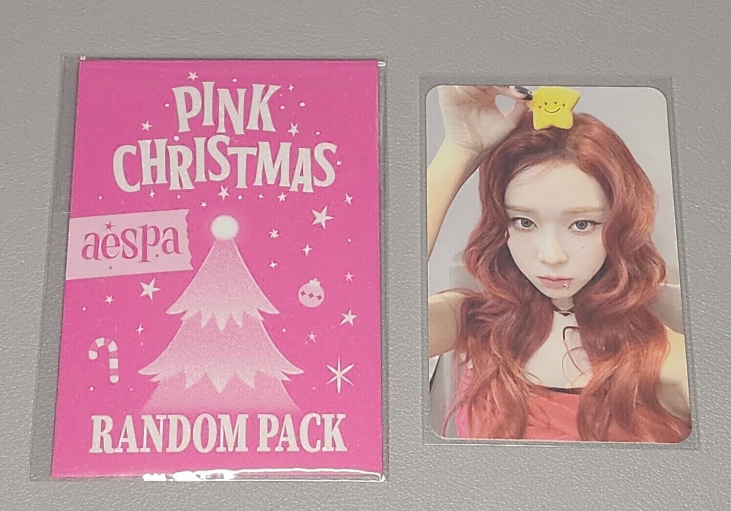 aespa 2023 Pink Christmas Official Random Pack Photocard