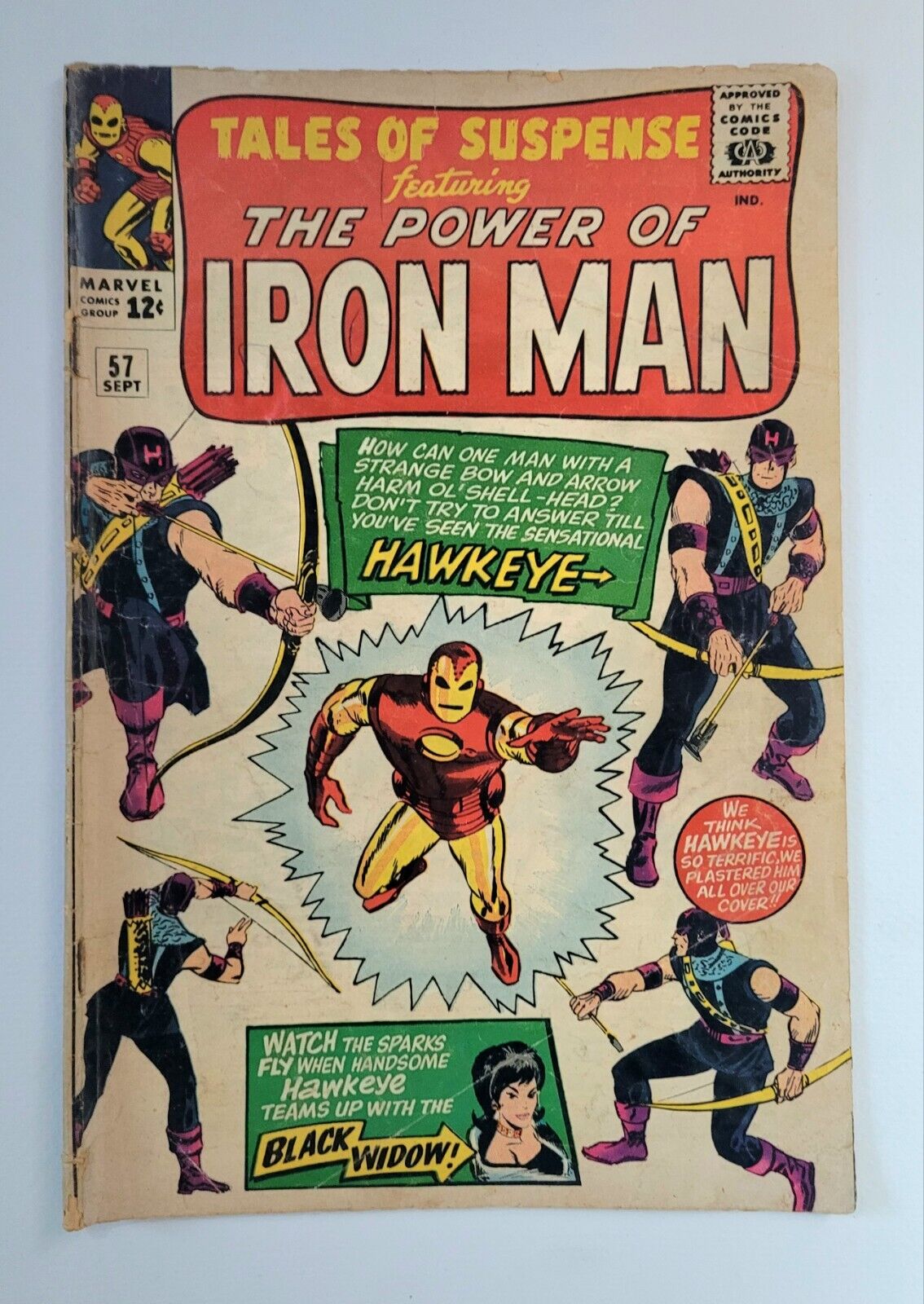 Tales of Suspense #57, Sept 1964, First Appearance Of Hawkeye