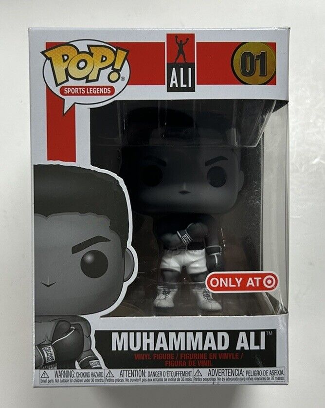 Funko Pop Sports Legends MUHAMMAD ALI #01 (Black and White) Target Exclusive