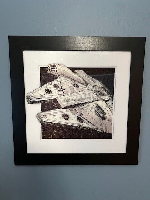 Star Wars Millennium Falcon 3-D Print - Used - 19.5\