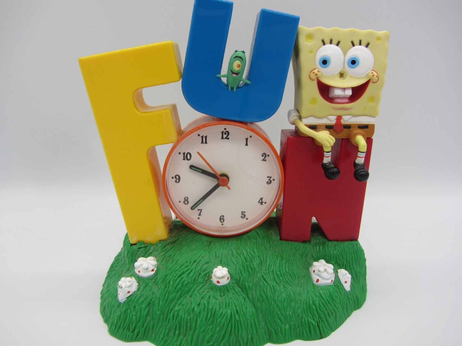 VTG 2002 Nickelodeon\'s Spongebob Squarepants FUN Singing Alarm Clock 
