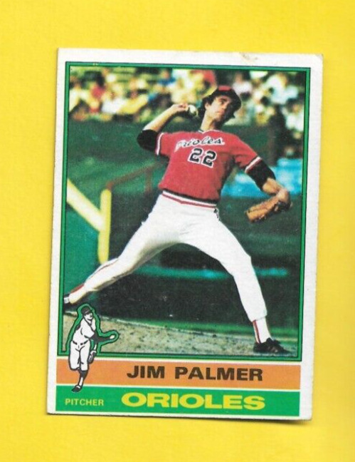 1976 TOPPS Jim Palmer #450 Baltimore Orioles EXCELLENT 