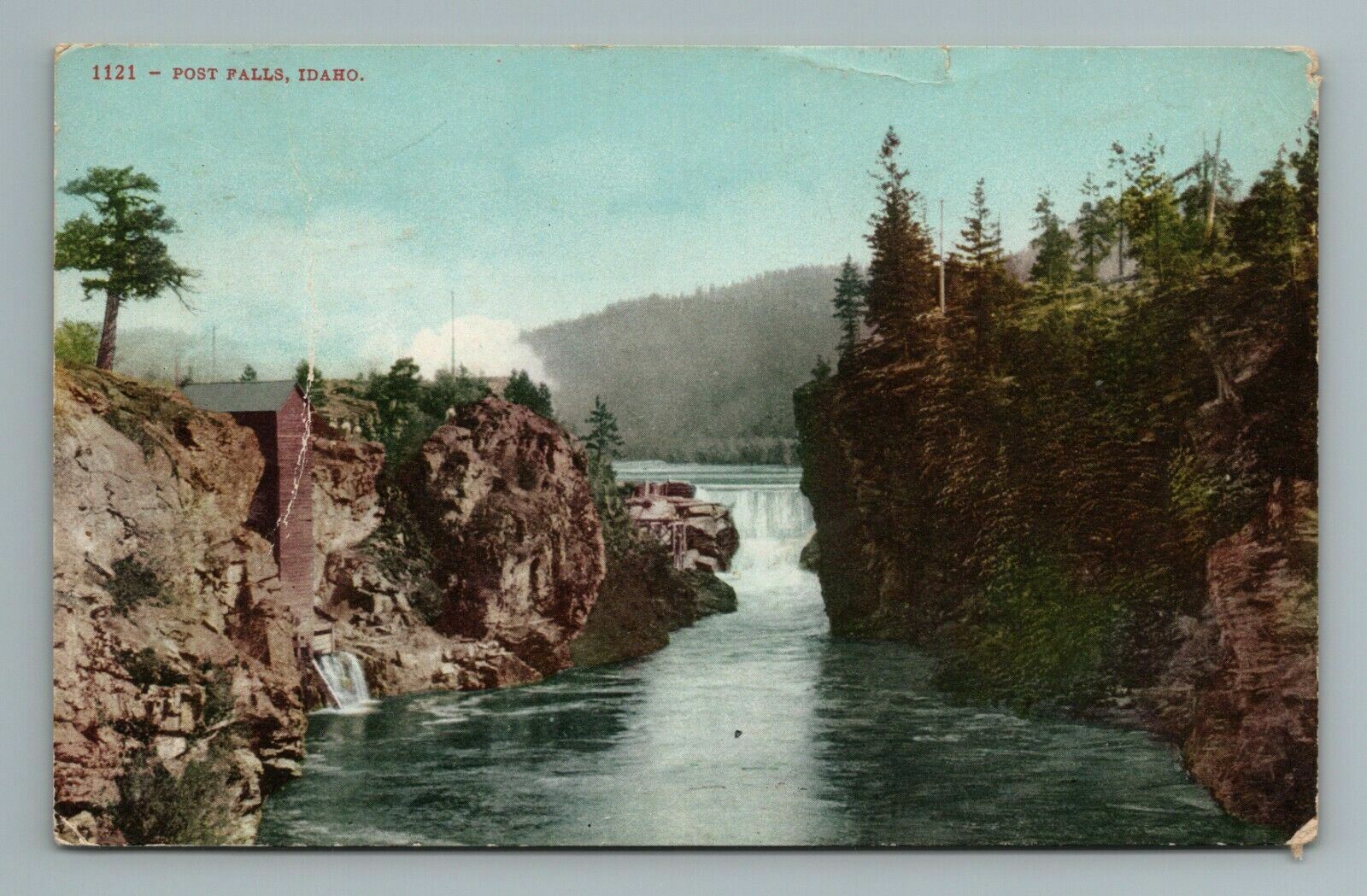 1910 Port Falls Idaho ID Postcard