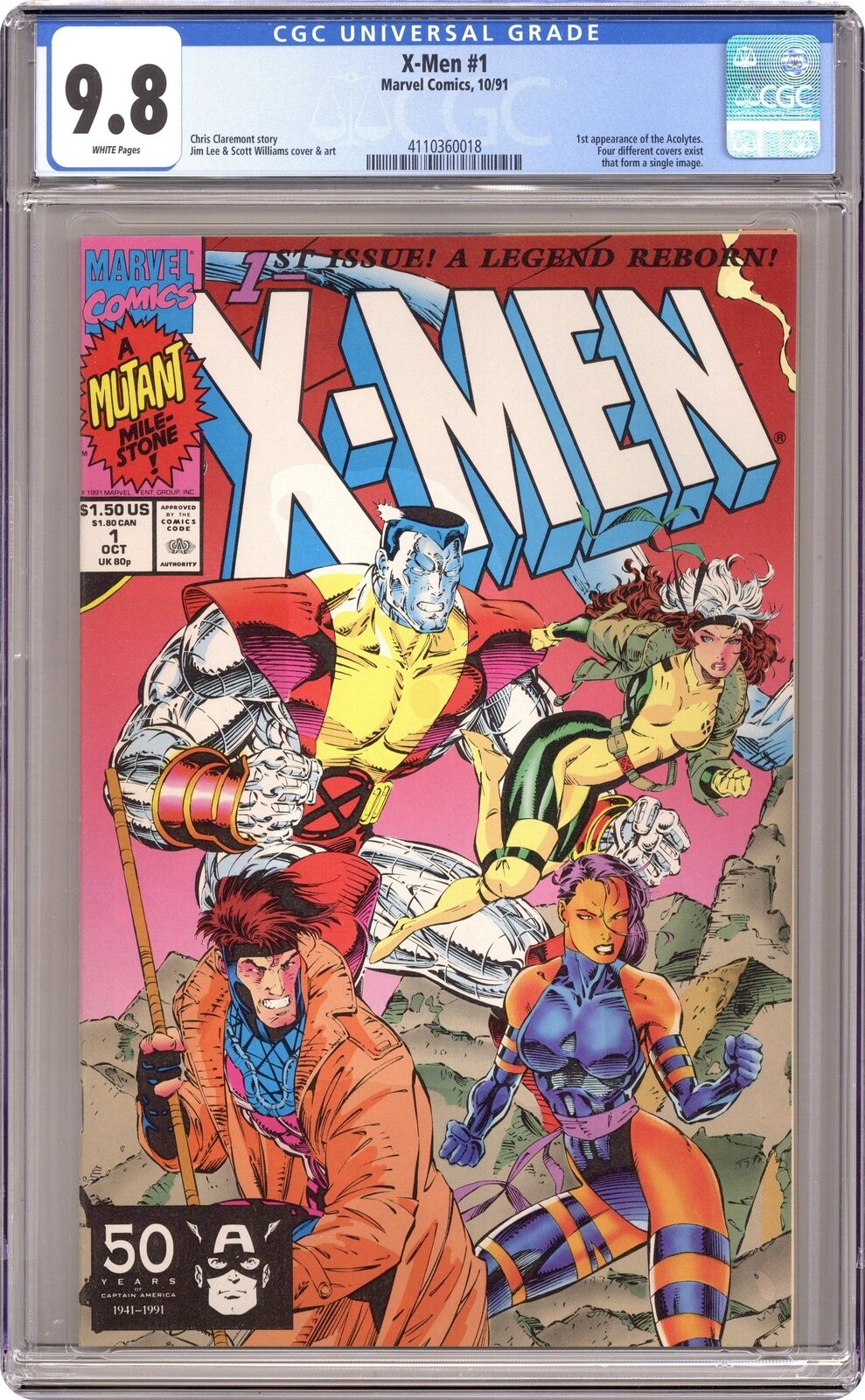X-Men 1B CGC 9.8 1991 4110360018