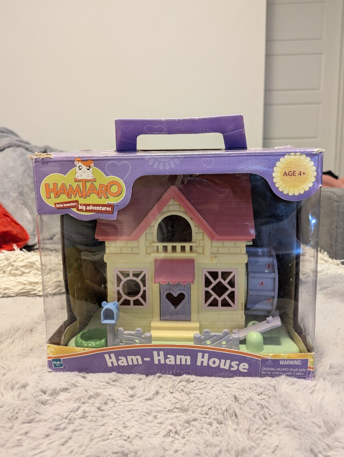 Vintage Hamtaro Ham-Ham House 2002 Original Box Hamster Friends Play INCOMPLETE
