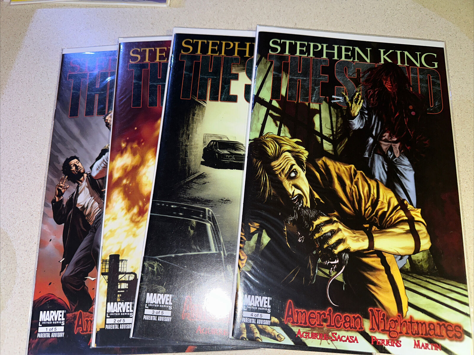 Stephen King The Stand American Nightmares #1-4  2009 Limited Series missing 5
