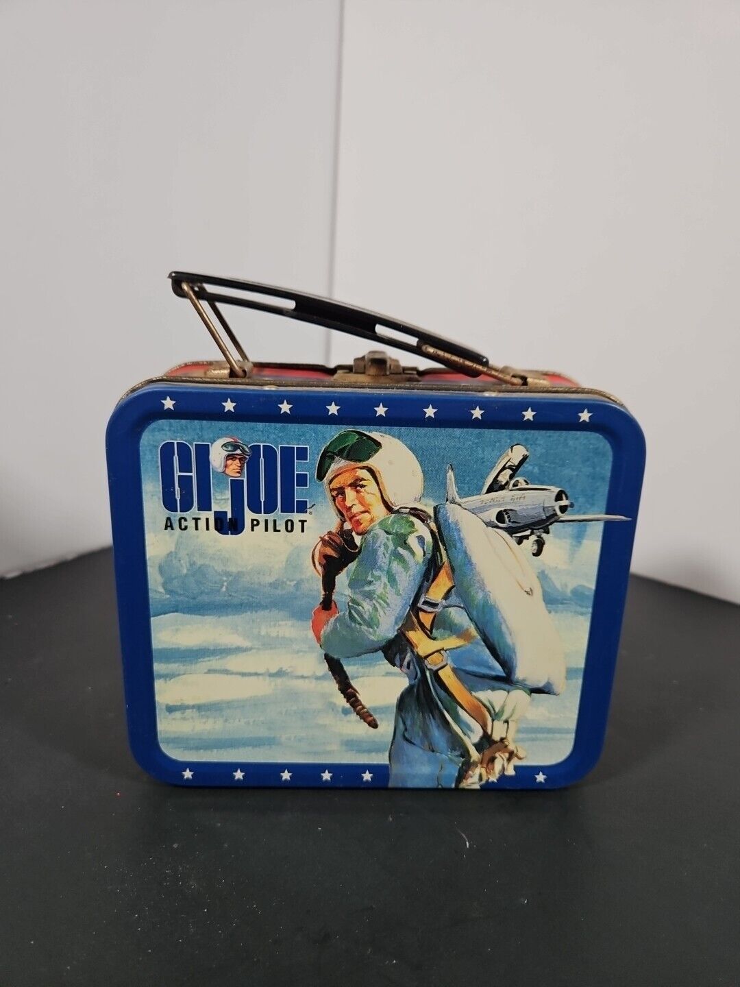 Vintage GI Joe Action Pilot Metal Lunch Box - Air Force Fighter Pilot
