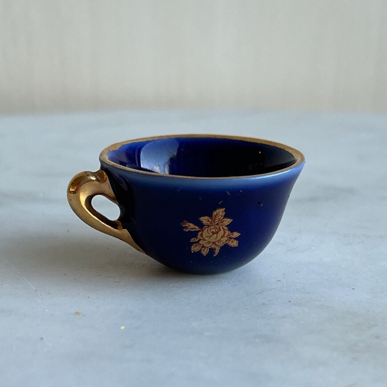 Limoges, France Miniature Porcelain Teacup Belongs To Set Replacement Piece