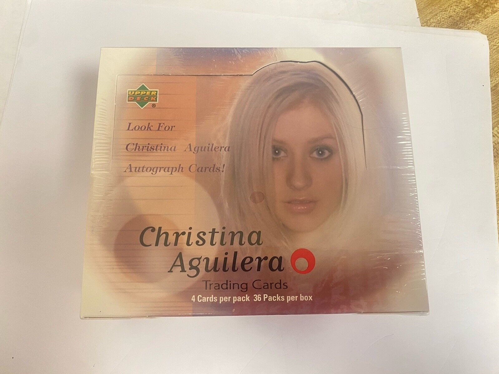 2000 Upper Deck Christina Aguilera Trading Cards box SEALED possible autograph