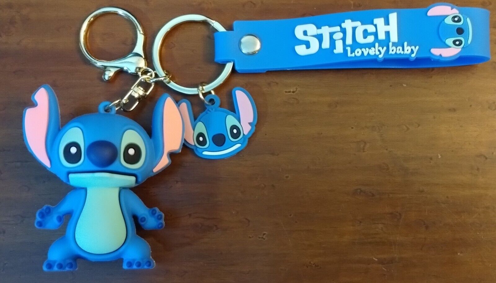 Stitch from Lilo & Stitch Keychain - Blue 3D Acrylic 