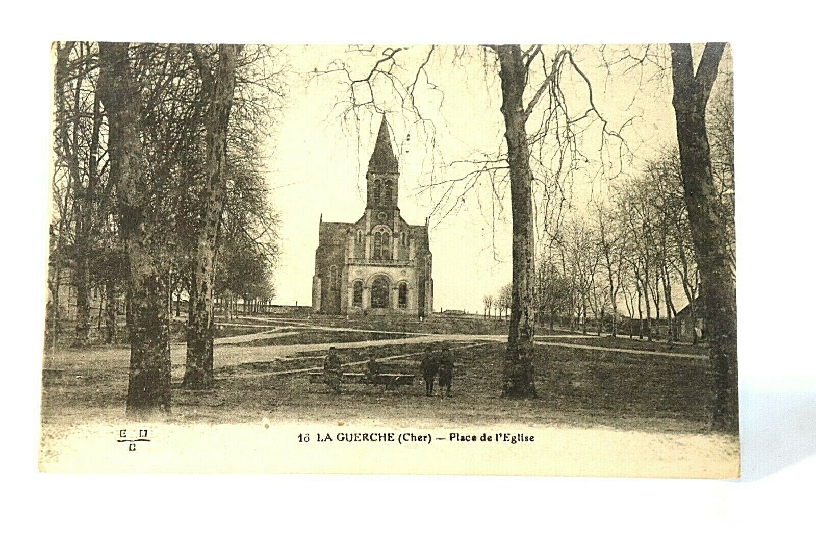 Early 1900s RPPC La Guerche Place De L\'Eglise The Place of the Church France
