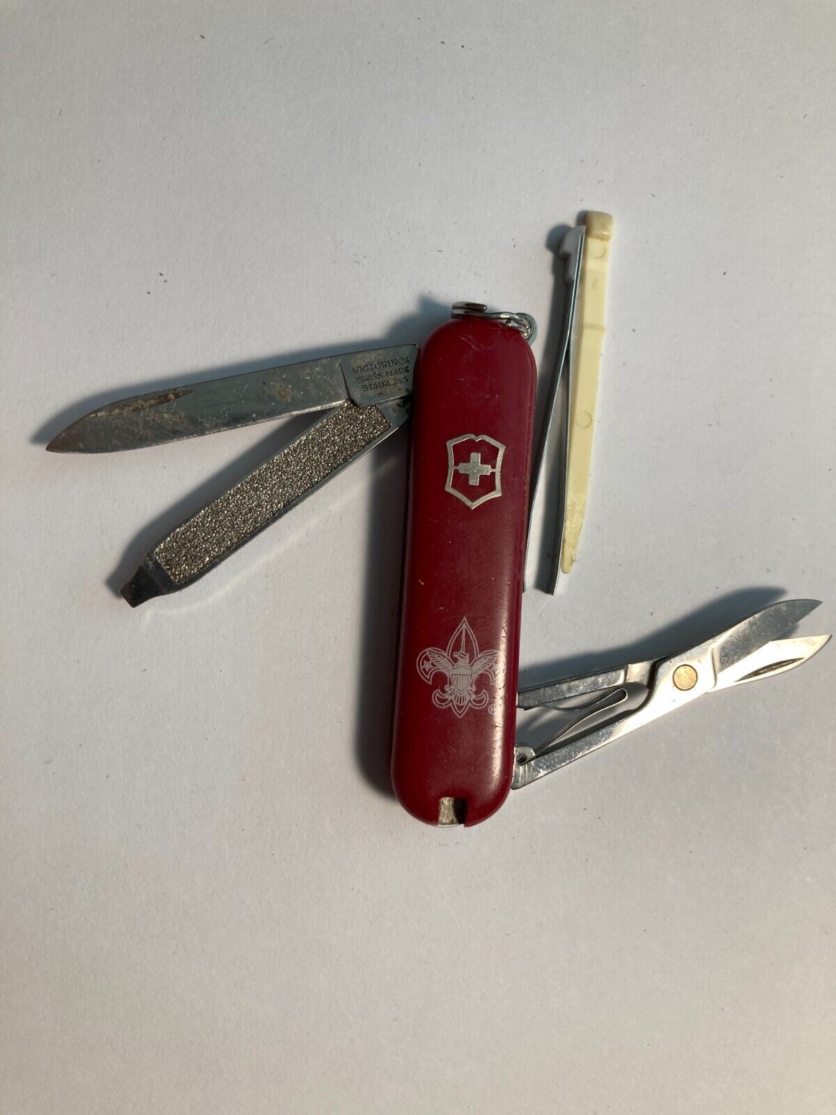 Victorinox Classic SD Boy Scouts Swiss Army Knife - Red