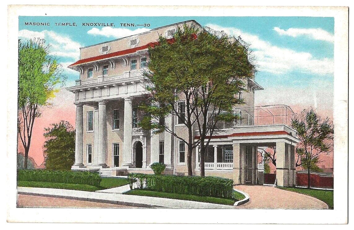Knoxville Tennessee c1920's Masonic Temple, fraternal organization