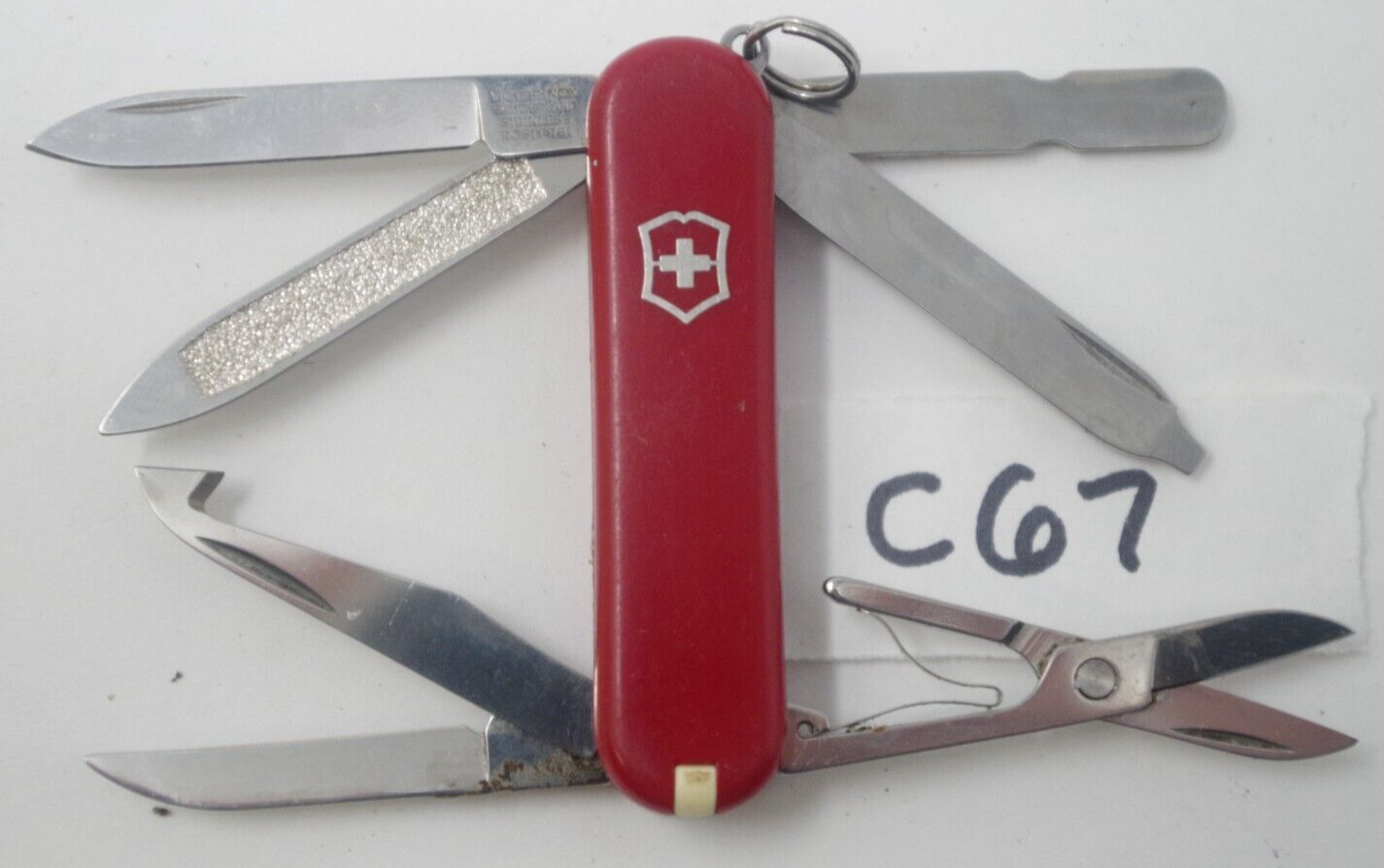 Original Victorinox MiniChamp I 1 Swiss Army Pocket Knives Folding Red Retired