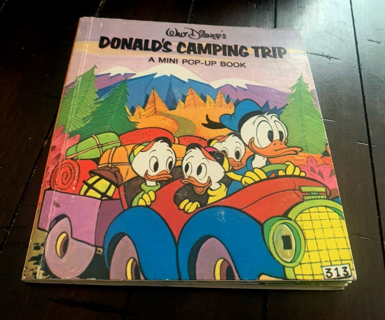 1977 Walt Disney’s Donald’s Camping Trip A Mini Pop-up Book