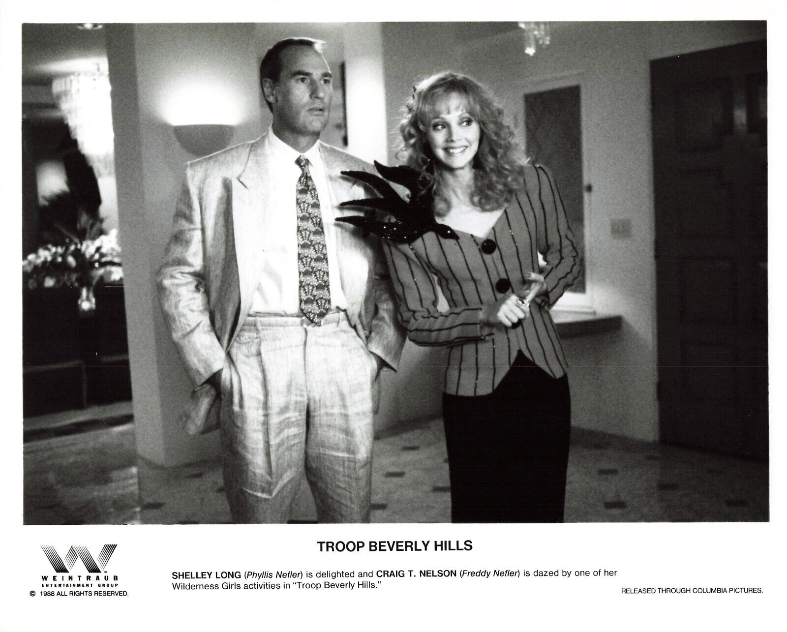 Troop Beverly Hills 1989 Movie Photo 8x10 Shelley Long Craig T. Nelson *P114a