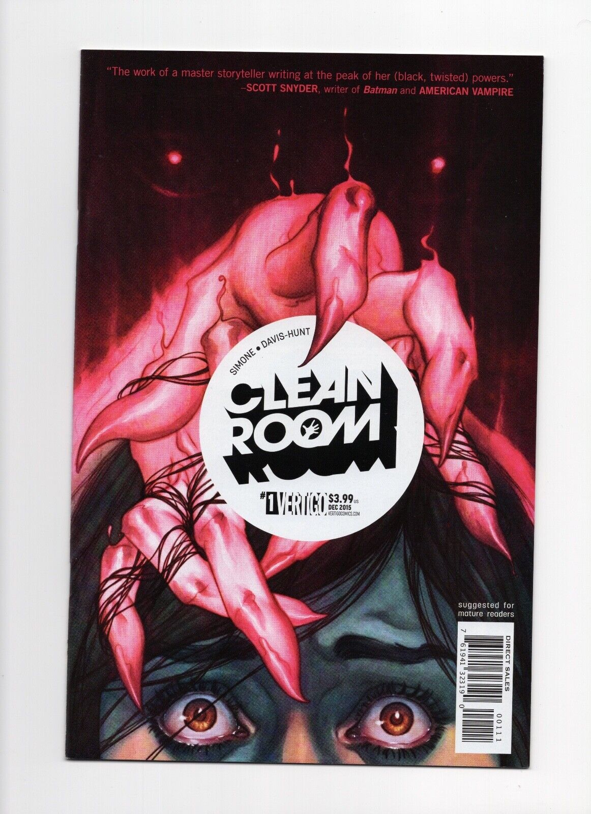 Clean Room #1 Comic Book, Vertigo 2015, 1st Printing
