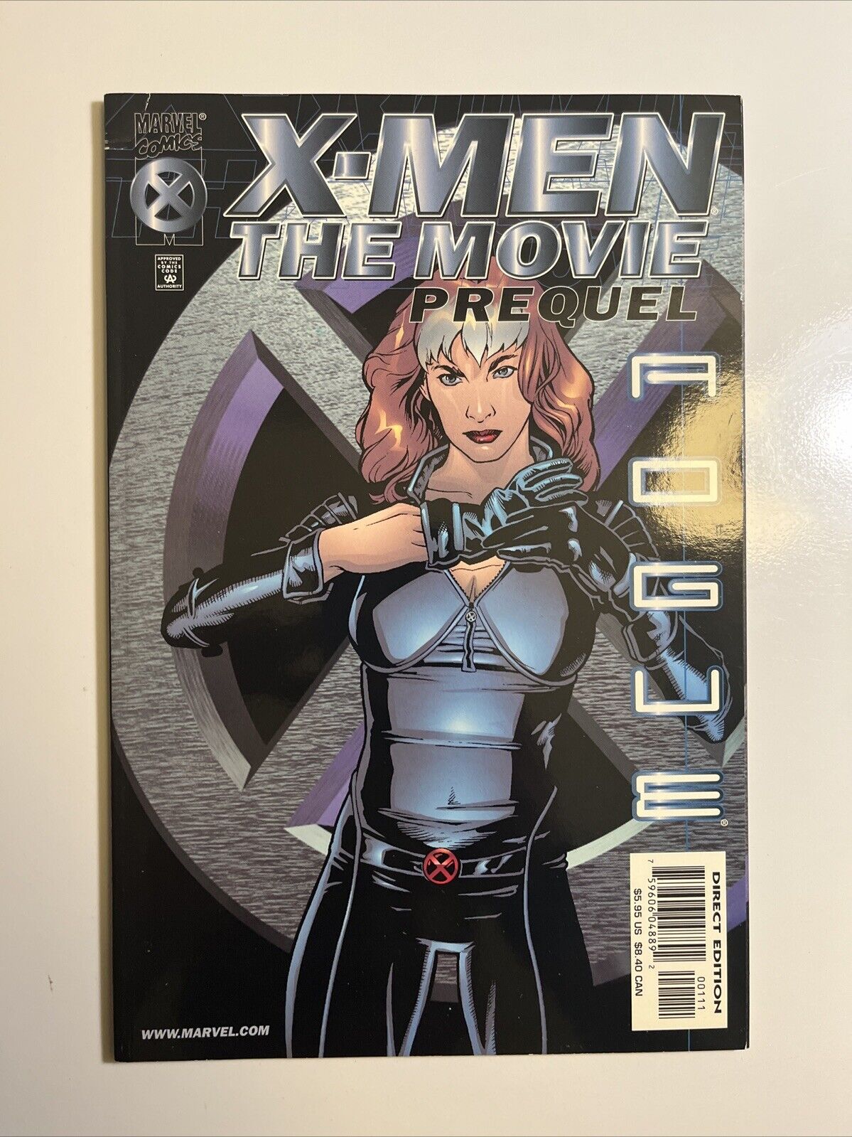 X-MEN THE MOVIE PREQUEL. Rogue. (Marvel Comics) 2000
