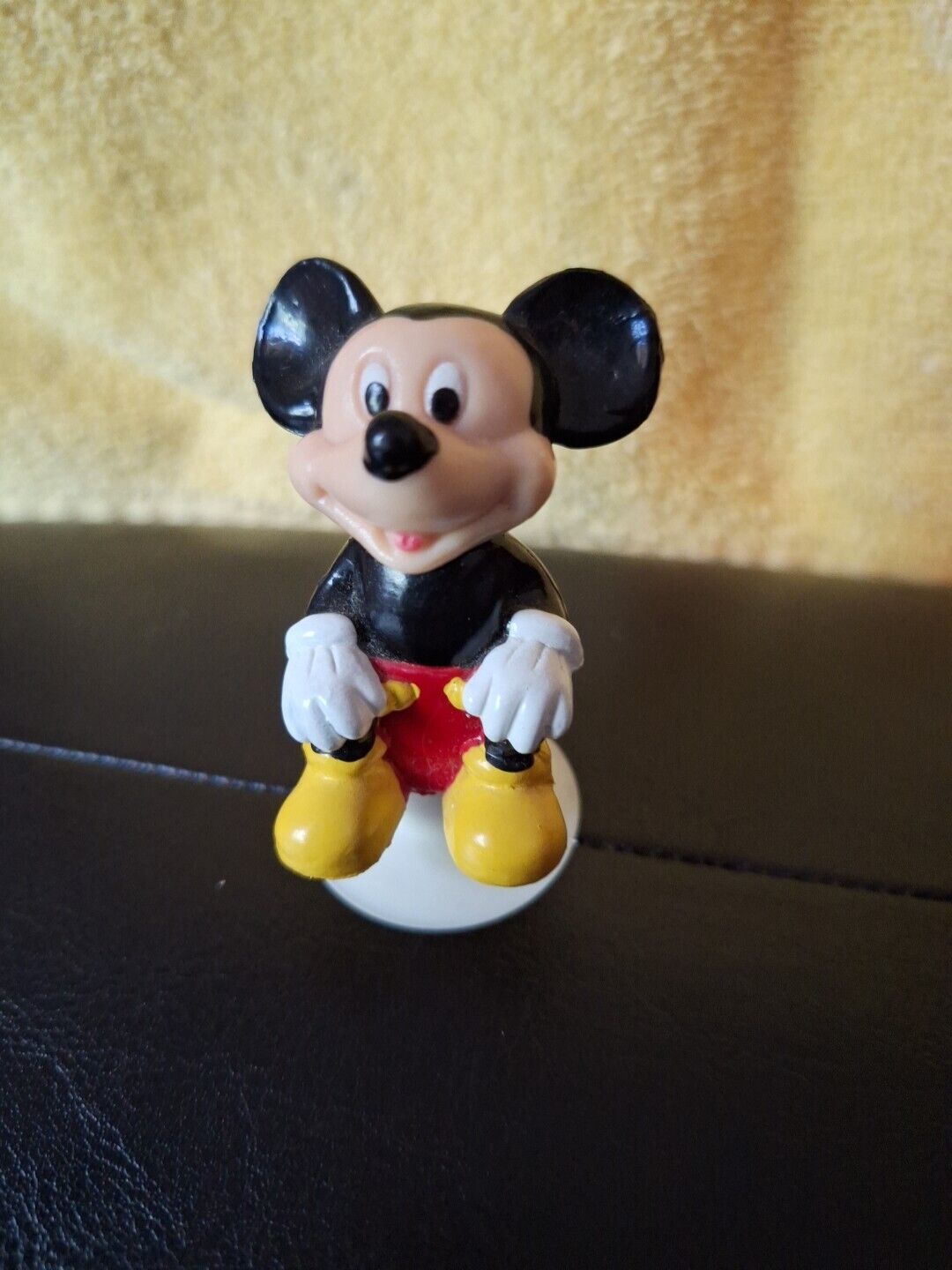 Vintage Mickey Mouse PVC Suction Cup Figure