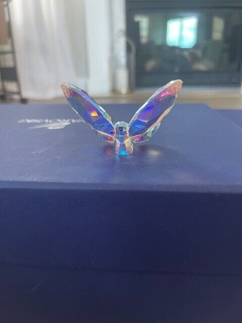 Stunning Swarovski Crystal Butterfly Aurora Borealis Approx 3\