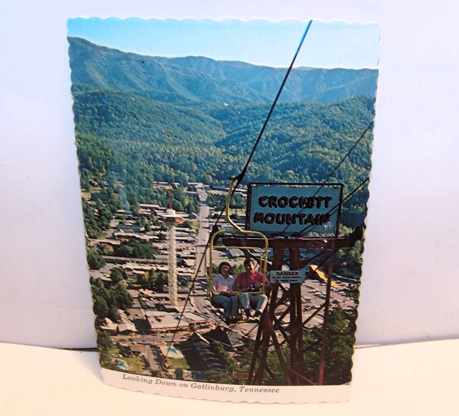 Postcard Skylift Crockett Mt. Gatlinburg Tenn.  B 10