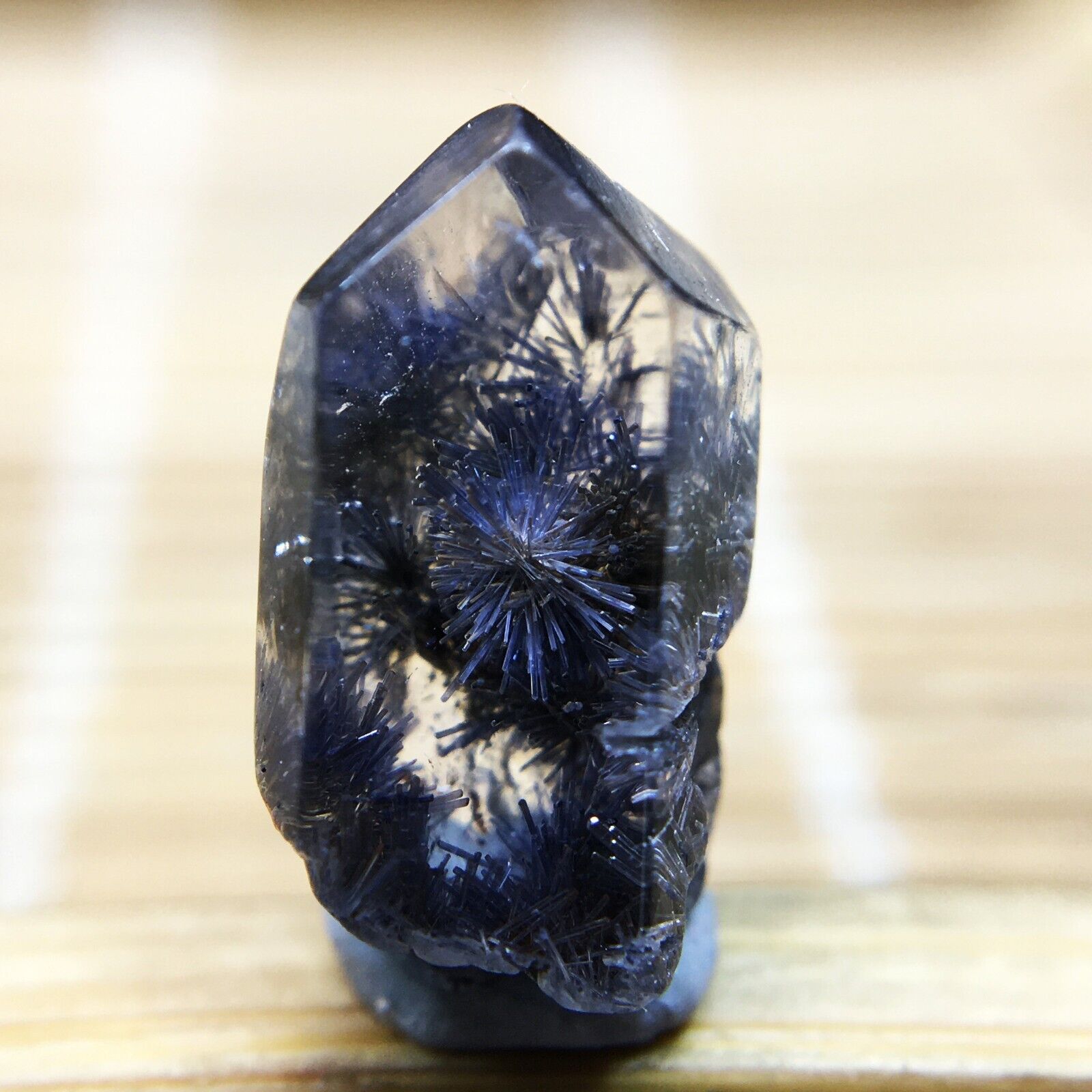 3.1Ct Very Rare NATURAL Beautiful Blue Dumortierite Quartz Crystal Specimen