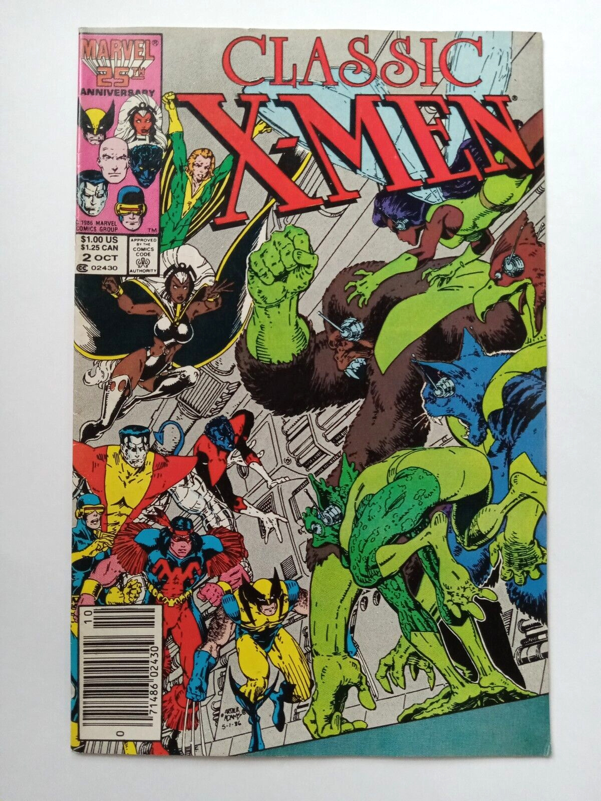 Marvel Classic X-men #2 1986