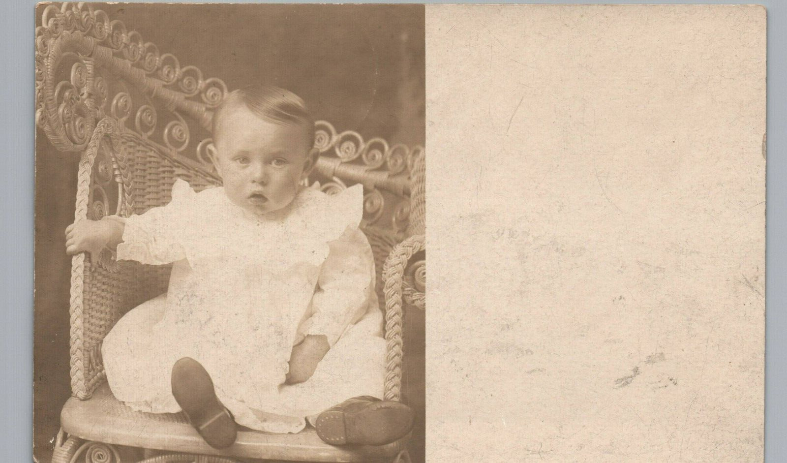 RIMERSBURG PENNSYLVANIA LITTLE BABY c1910 real photo postcard rppc antique pa