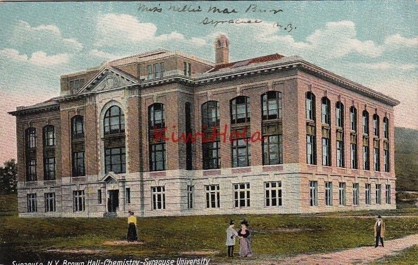 Postcard Brown Hall Chemistry Syracuse University Syracuse NY