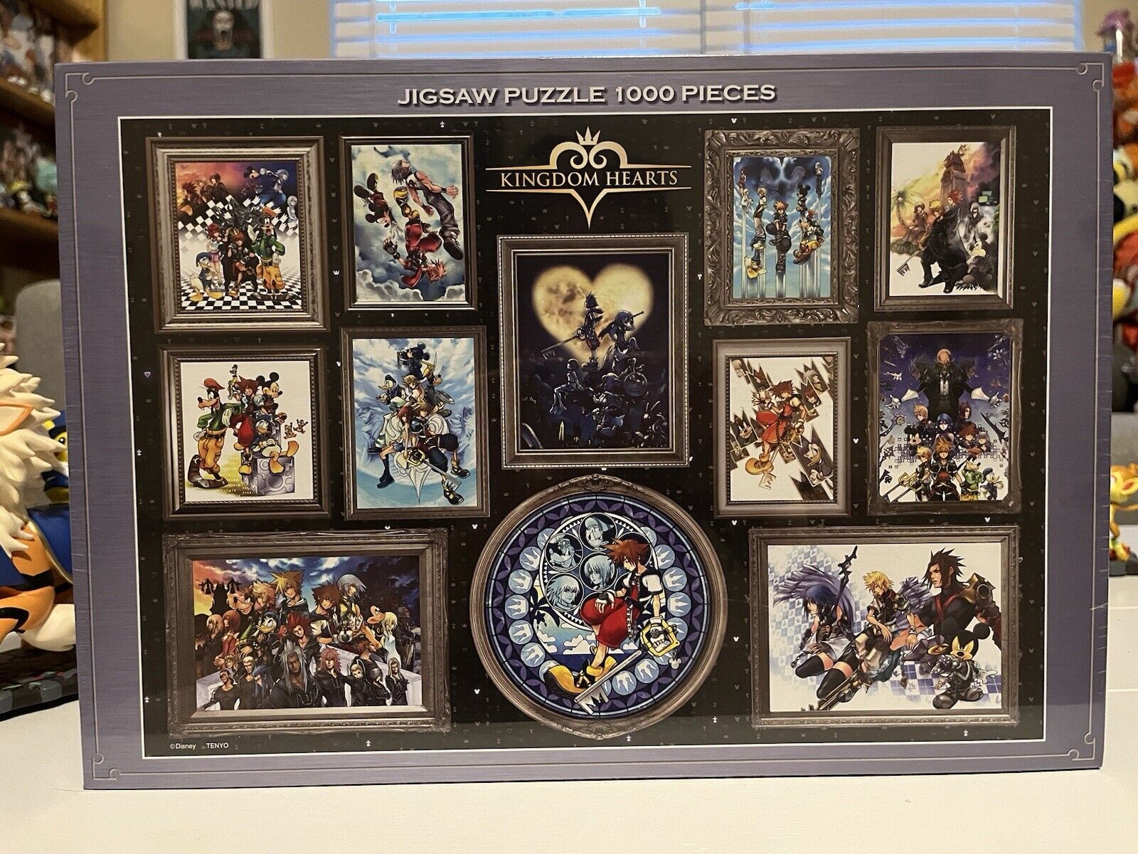 Kingdom Hearts Jigsaw Puzzle 1000 Pc. Square Enix Stained Glass SEALED