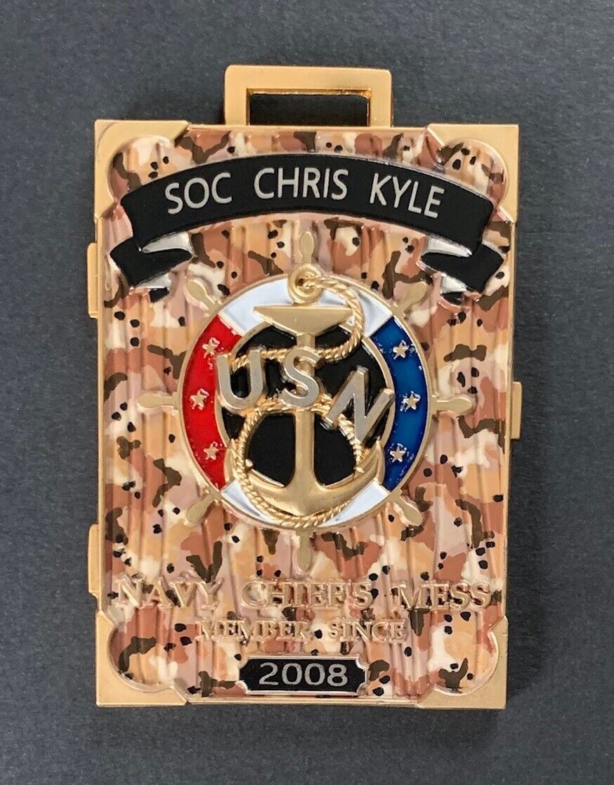 SOC CHRIS KYLE Navy Chief Coin 3\