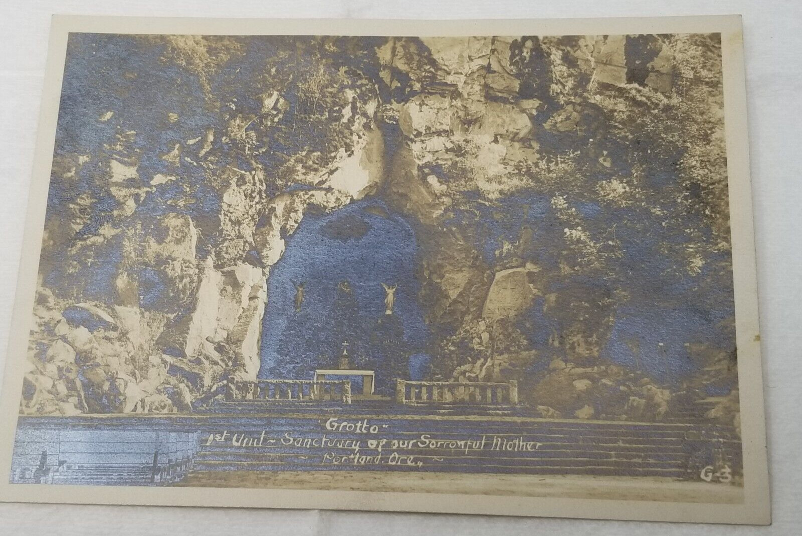 1928 Sanctuary of Our Sorrowful Mother The Grotto Photo Portland Oregon 1st Unit
