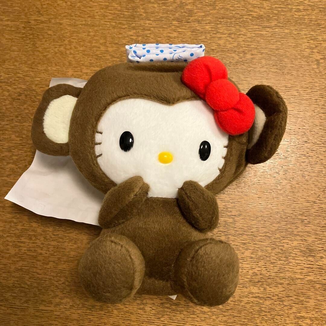 Sanrio Hello Kitty Japan Limited  stuffed toy monkey hot spring costume