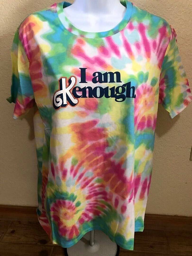I Am Kenough NEW Tie Dye Women’s shirt from the Barbie movie Size Small