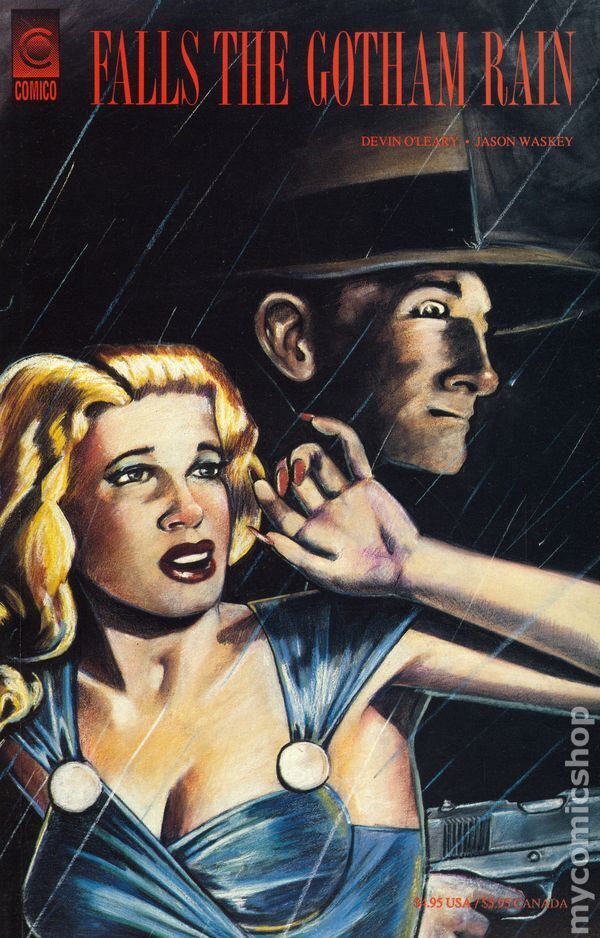Falls the Gotham Rain #1 FN 1992 Stock Image