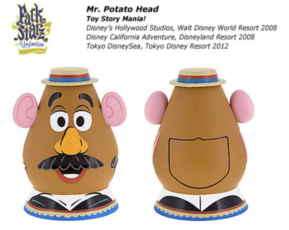 Park Starz Series 4 Disney Vinylmation Mr. Potato Head Toy Story Mania