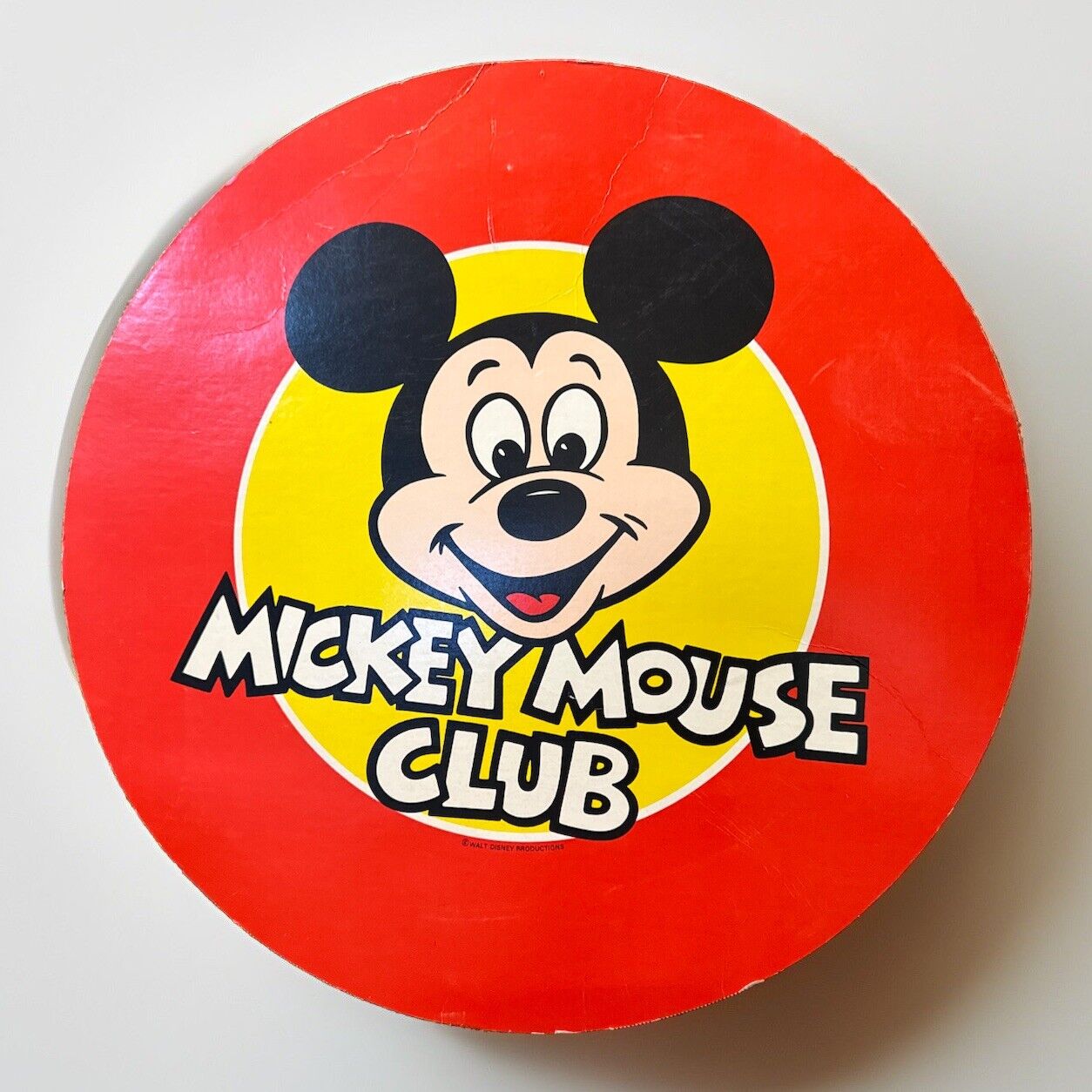 RARE Mickey Mouse Club Die Cut Sign 14” Vintage 1990’s